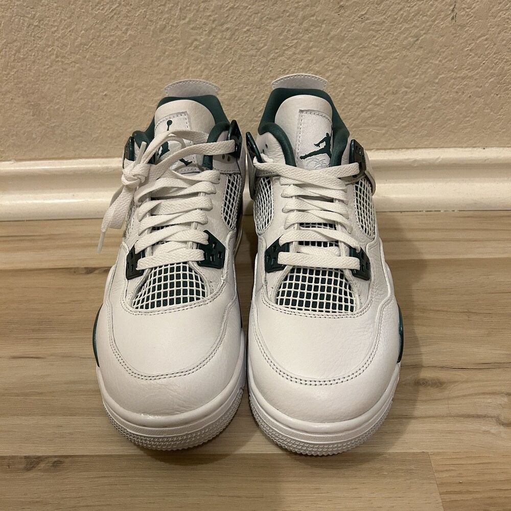 Nike Air Jordan 4 Retro White Oxidized Green FQ8138-103 Youth 7 | New — No Box